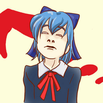 くしゃみ直前チルノさん