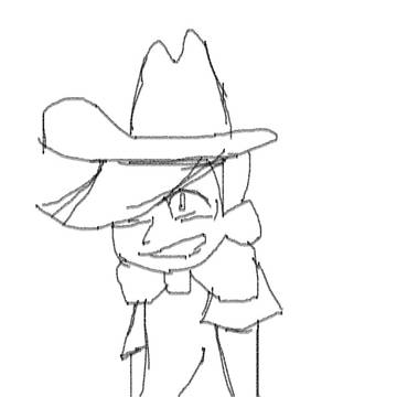 ぽぽぽぽーんを描いてみた