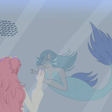 Mermaid AU ShizuAi