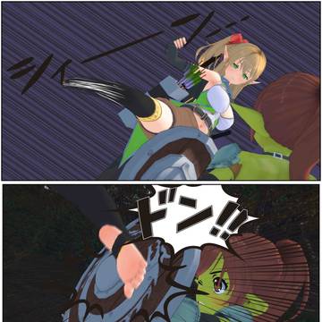 精灵女孩VS哥布林女孩