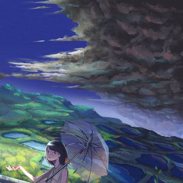 傘を差すと雨が止む