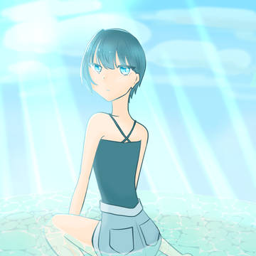 青