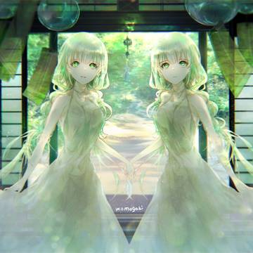 【フリーアイコン】初夏の双子