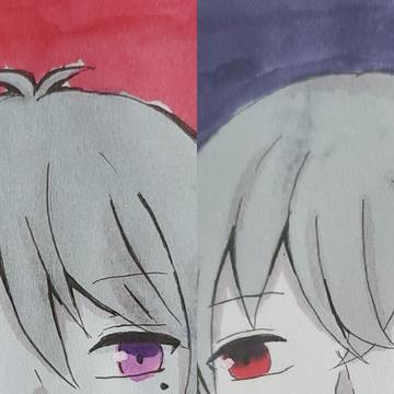 赤と紫