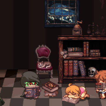 ドット絵_書庫にて