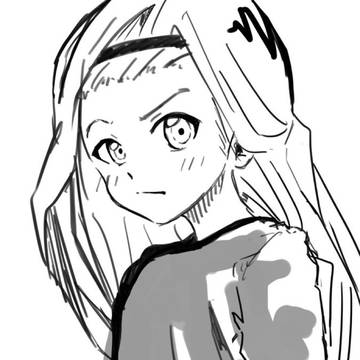 無彩落書き