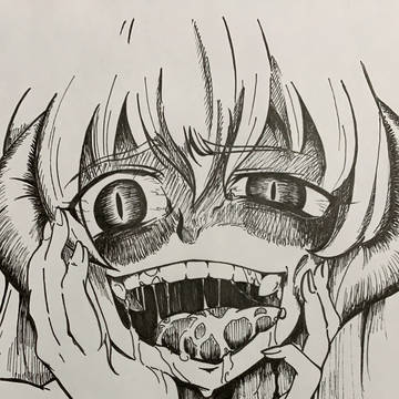 【ひぐらしのなく頃に】羽入を描いてみた