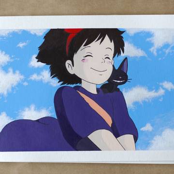 キキ　アクリル画