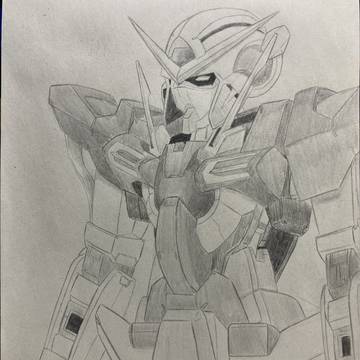 【アナログ絵】GN-001 ガンダムエクシア