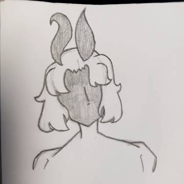 休憩中に描いた伝統的な絵