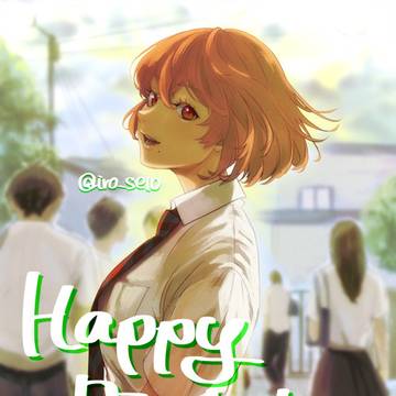 ひなちゃんお誕生日絵
