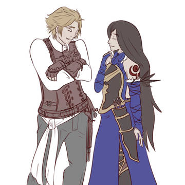 A rare silly moment~