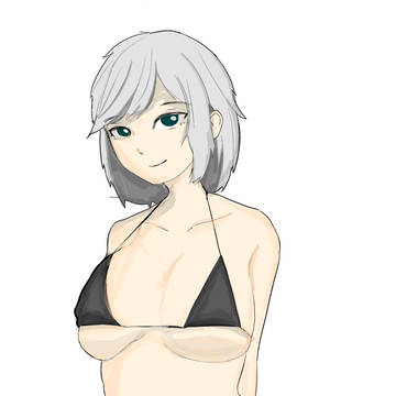 銀髪の女の子