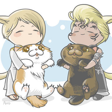 おじさんと猫