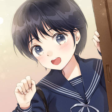 ショートカットの子