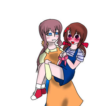 沙彩ちゃんと香澄ちゃん(rkgk)