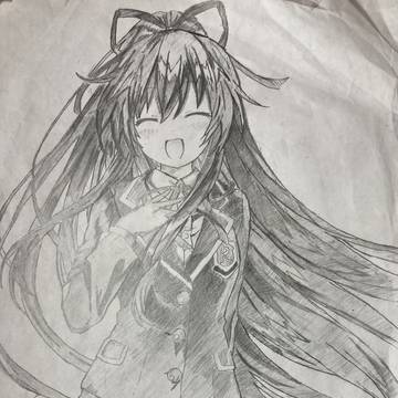DATE・A・LIVEの十香ちゃん描いてみました