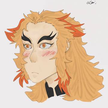 Rengoku drawing kinda old lol