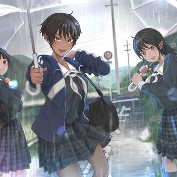 オレの傘、入れてやるよ!