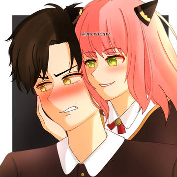 Fanart Damian x anya