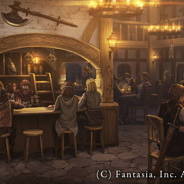株式会社ファンタジア様HP 酒場イラスト