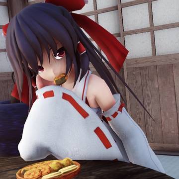 くつろぎ霊夢さん。