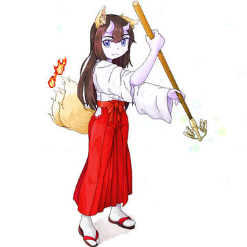 ファイアⅡ 錫杖装備