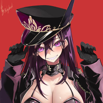 軍服なギザ歯のお姉さん！