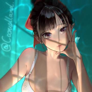泳池边的拍摄