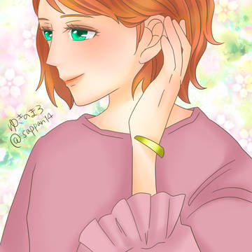 服の色がいい感じで決まった。