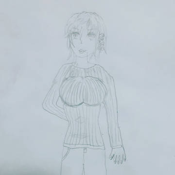 巨乳女性？