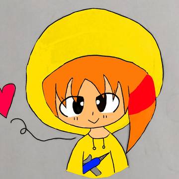 パーカーを被った小鉄はるか