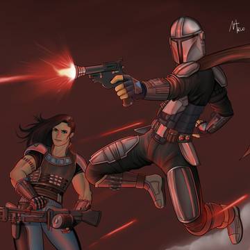 Mando and Cara