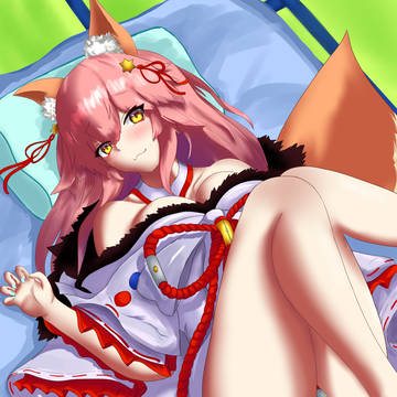 闇のコヤンスカヤの服を着た玉藻です！