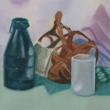パステル習作・静物画
