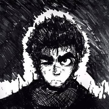 Black swordsman