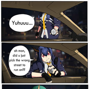 Caught you street racing