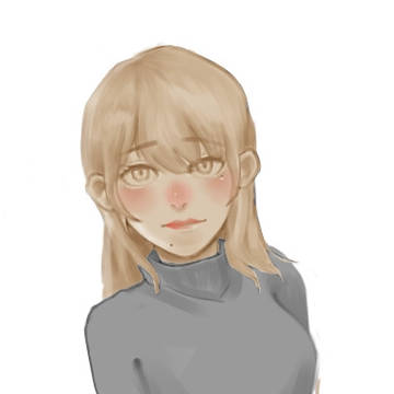 친구자캐 글레이징 간단 채색