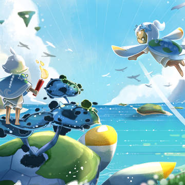 光遇海洋节同人插图