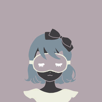 一日一絵、最終日。おやすみなさい。