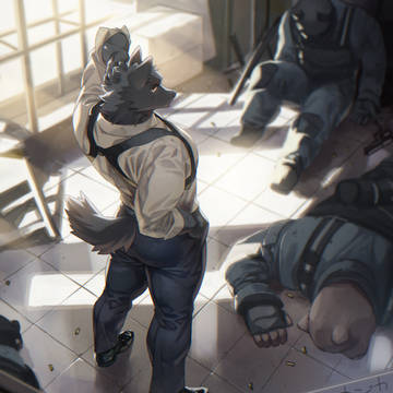 武闘派黒狼わんこ