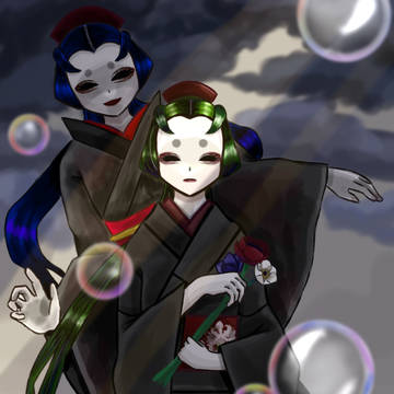 アネモネ　紫陽花　彼岸花