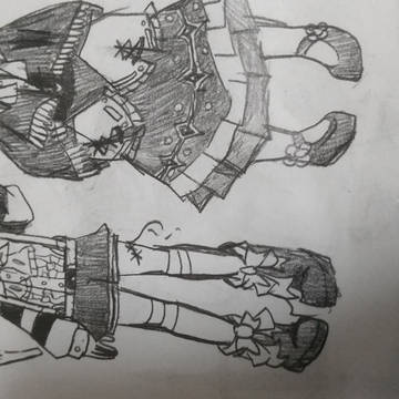 自AUの二人を描いてみた