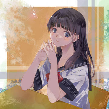 明日を想う夕暮れ