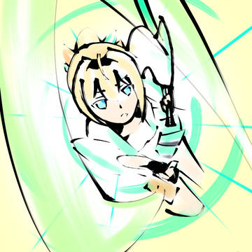 筆描き