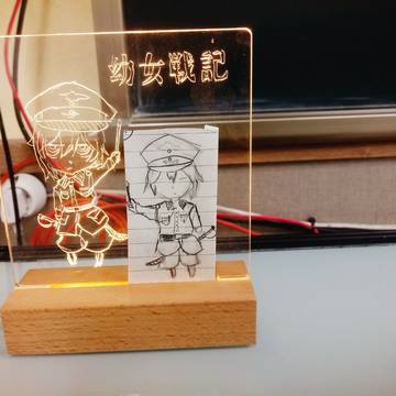 学校で手作りグッズ(직접만드는 유녀전기 굿즈)