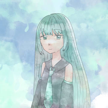 淡い初音ミク