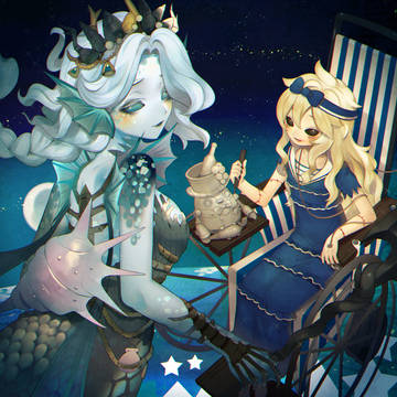 夜の海