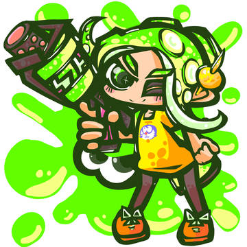 ビビッドタコ！グリーン！