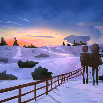 雪散歩
